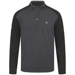 Dallas Stars Levelwear Aztec Insignia Core Quarter-Zip Pullover Top Charcoal