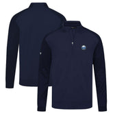 Buffalo Sabres Levelwear Aztec Insignia Core Quarter-Zip Pullover Top Navy