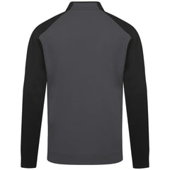 Minnesota Wild Levelwear Bayou Insignia Core Quarter-Zip Pullover Top Charcoal