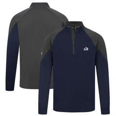 Colorado Avalanche Levelwear Cadet Insignia Core Quarter-Zip Pullover Top Navy