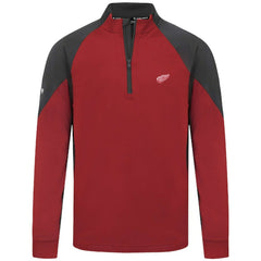 Detroit Red Wings Levelwear Cadet Insignia Core Quarter-Zip Pullover Top Red