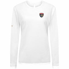 Florida Panthers Levelwear Women's Sequoia Primary Logo Long Sleeve T-Shirt White
