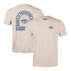 Nashville Predators Levelwear Richmond Stained Glass T-Shirt Khaki