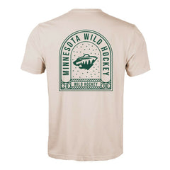 Minnesota Wild Levelwear Richmond Stained Glass T-Shirt Khaki