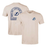 Tampa Bay Lightning Levelwear Richmond Stained Glass T-Shirt Khaki