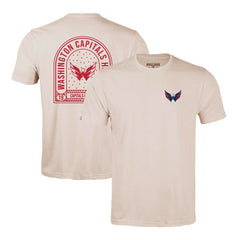 Washington Capitals Levelwear Richmond Stained Glass T-Shirt Khaki