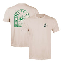Dallas Stars Levelwear Richmond Stained Glass T-Shirt Khaki