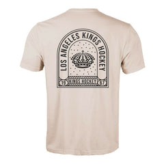 Los Angeles Kings Levelwear Richmond Stained Glass T-Shirt Khaki