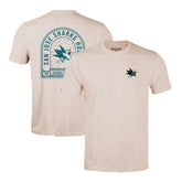 San Jose Sharks Levelwear Richmond Stained Glass T-Shirt Khaki