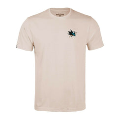 San Jose Sharks Levelwear Richmond Stained Glass T-Shirt Khaki