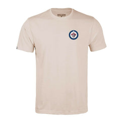 Winnipeg Jets Levelwear Richmond Stained Glass T-Shirt Khaki