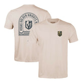 Vegas Golden Knights Levelwear Richmond Stained Glass T-Shirt Khaki