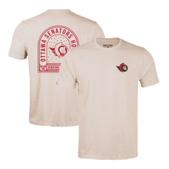 Ottawa Senators Levelwear Richmond Stained Glass T-Shirt Khaki