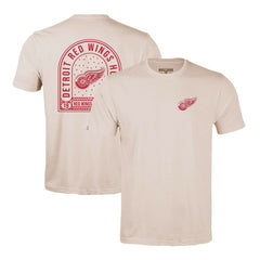 Detroit Red Wings Levelwear Richmond Stained Glass T-Shirt Khaki