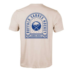Buffalo Sabres Levelwear Richmond Stained Glass T-Shirt Khaki