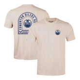 Edmonton Oilers Levelwear Richmond Stained Glass T-Shirt Khaki