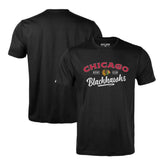 Chicago Blackhawks Levelwear Richmond Ice Wall T-Shirt Black