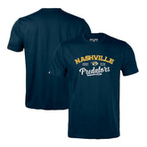 Nashville Predators Levelwear Richmond Ice Wall T-Shirt Navy