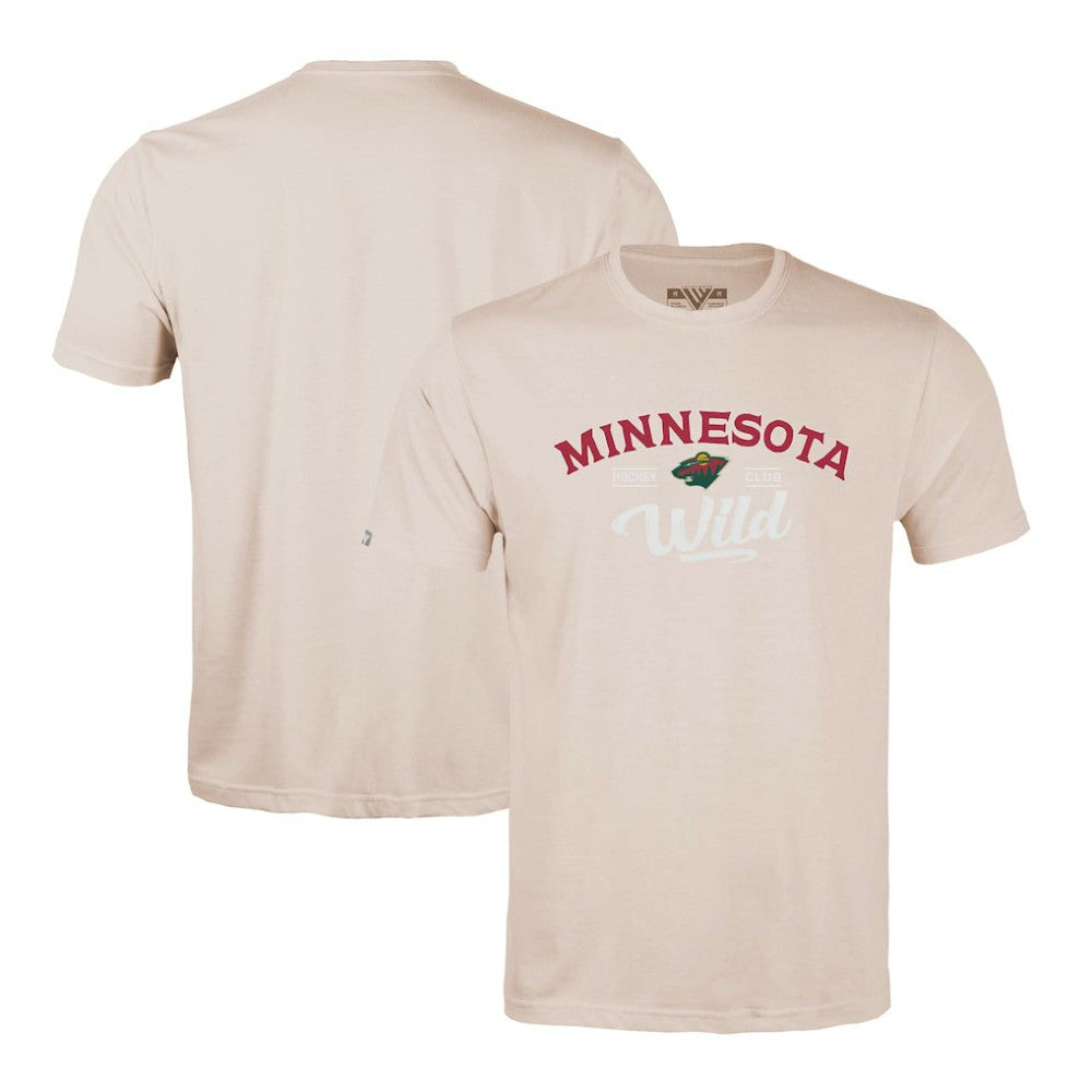 Minnesota Wild Levelwear Richmond Ice Wall T-Shirt Khaki
