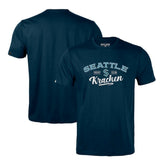 Seattle Kraken Levelwear Richmond Ice Wall T-Shirt Deep Sea Blue