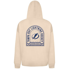 Tampa Bay Lightning Levelwear Uphill Stained Glass Full-Zip Hoodie Jacket Khaki