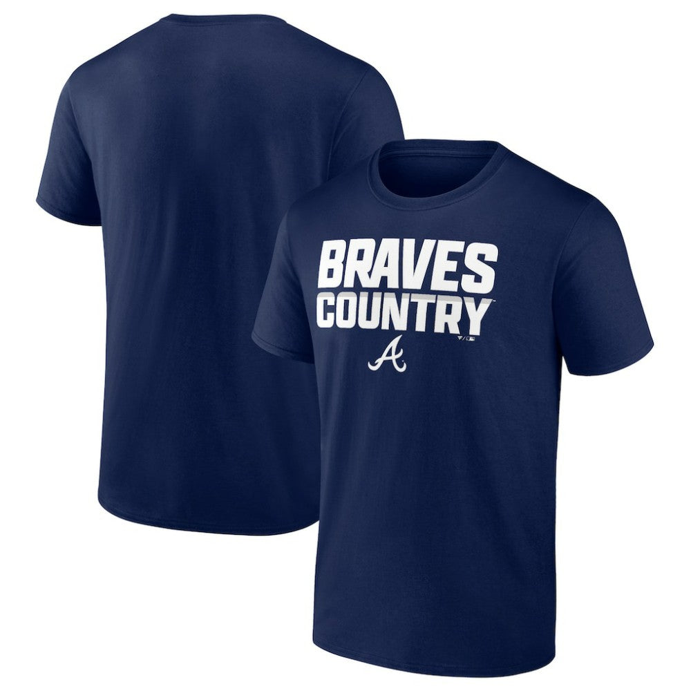 Atlanta Braves October Baseball T-Shirt - Navy