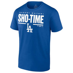 Shohei Ohtani Los Angeles Dodgers Sho-Time Horizontal T-Shirt - Royal