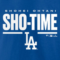 Shohei Ohtani Los Angeles Dodgers Sho-Time Horizontal T-Shirt - Royal