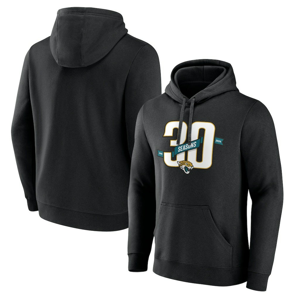 Jacksonville Jaguars 30th Anniversary Pullover Hoodie - Black discount