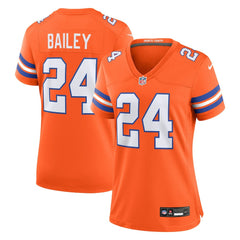 Champ Bailey Denver Broncos Women's Mile High Collection 1977 Throwback Retired Player Game Jersey - Orange | Nike for sale