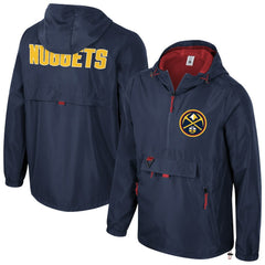 Denver Nuggets Stadium Essentials Unisex Compete Quarter-Zip Windbreaker Jacket sale - Navy shop
