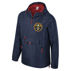 Denver Nuggets Stadium Essentials Unisex Compete Quarter-Zip Windbreaker Jacket sale - Navy shop