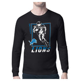 Detroit Lions Starter Player Grid Graphic Long Sleeve T-Shirt - Black discount