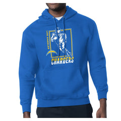 Los Angeles Chargers Starter Player Grid Pullover Hoodie - Powder Blue for sale