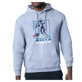 Buffalo Bills Starter Player Grid Pullover Hoodie - Heather Gray cheap
