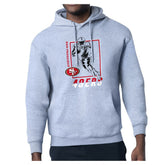 San Francisco 49ers Starter Player Grid Pullover Hoodie - Heather Gray for sale