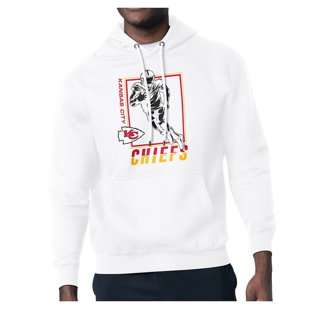 Kansas City Chiefs Starter Player Grid Pullover Hoodie - White for sale