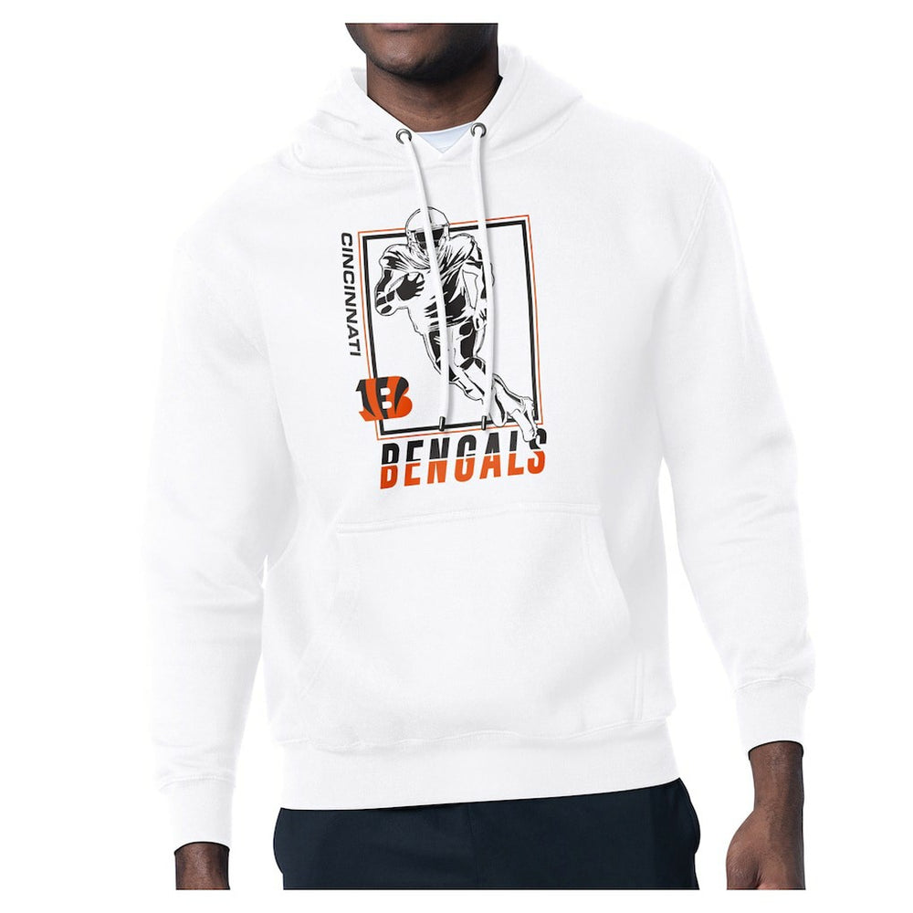 Cincinnati Bengals Starter Player Grid Pullover Hoodie - White for sale