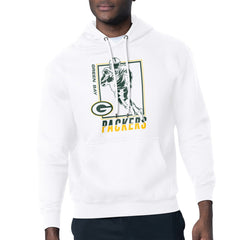 Green Bay Packers Starter Player Grid Pullover Hoodie - White online