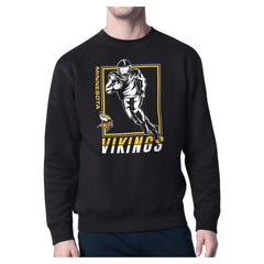 Minnesota Vikings Starter Player Grid Pullover Sweatshirt - Black for sale