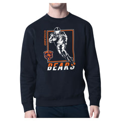 Chicago Bears Starter Player Grid Pullover Sweatshirt - Navy sale
