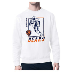 Chicago Bears Starter Player Grid Pullover Sweatshirt - White for sale