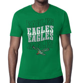Philadelphia Eagles Starter Stacked Retro Logo T-Shirt - Kelly Green cheap