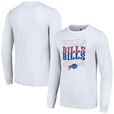 Buffalo Bills Starter Team Name Graphic Long Sleeve T-Shirt - White cheap