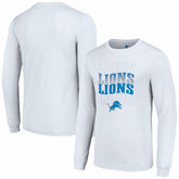 Detroit Lions Starter Team Name Graphic Long Sleeve T-Shirt - White discount
