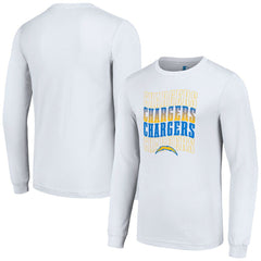 Los Angeles Chargers Starter Team Name Graphic Long Sleeve T-Shirt - White sale