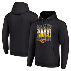 Washington Commanders Starter Four Team Name Logo Fleece Pullover Hoodie - Black online