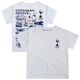 Tottenham Hotspur Vive La Fete Youth Impressions Artwork T-Shirt - White on sale