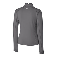 Buffalo Bills Cutter & Buck Women's Traverse Stretch Quarter-Zip Pullover Top - Gray cheap