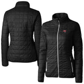 Tampa Bay Buccaneers Cutter & Buck Women's Rainier PrimaLoft Eco Insulated Full-Zip Puffer Jacket - Black sale